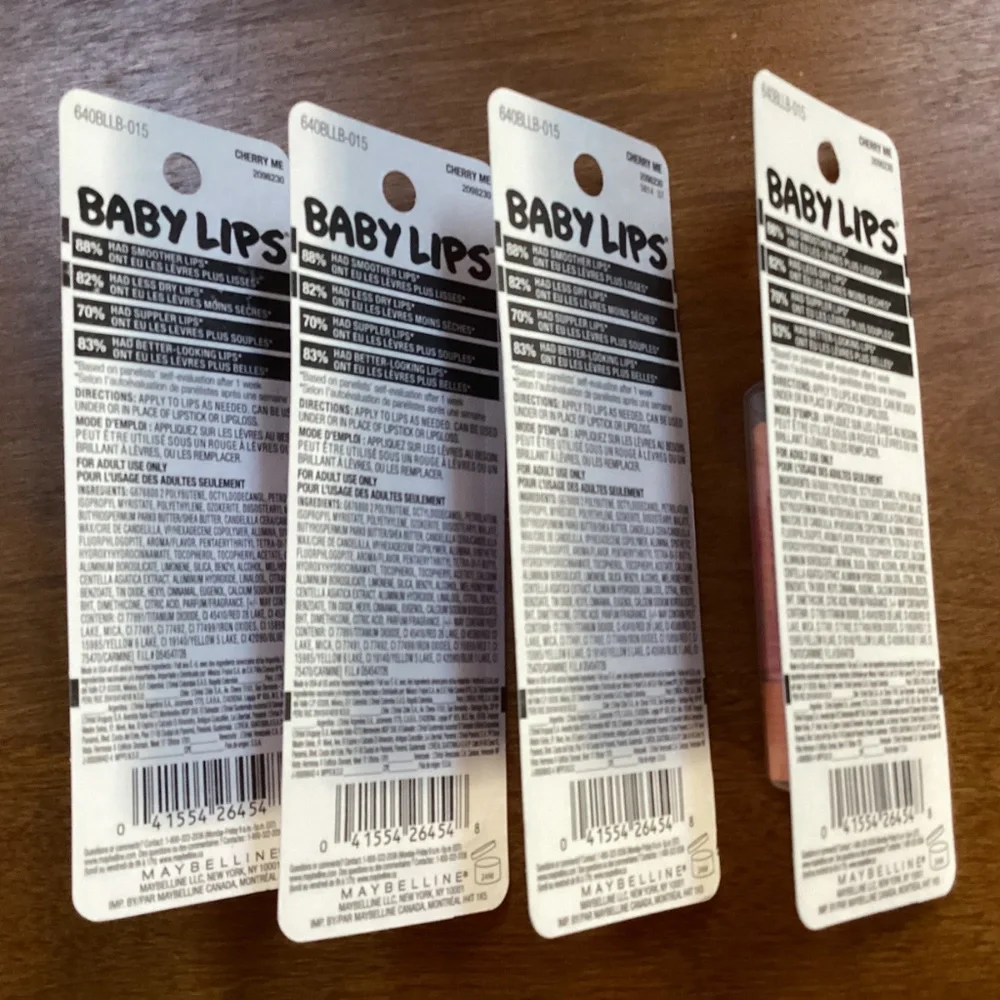 Maybelline Baby Lips moisturizing lip balm bundle NEW
